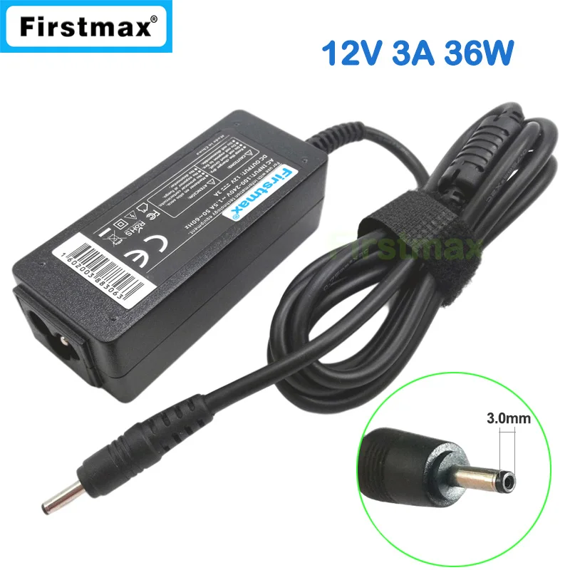 

12V Power Supply 3A 36W Charger for Toshiba Excite Pro AT10LE-A-10H AT15PE-A32 ADP-36JH F PA5061U-1ACA Laptop Power Adapter