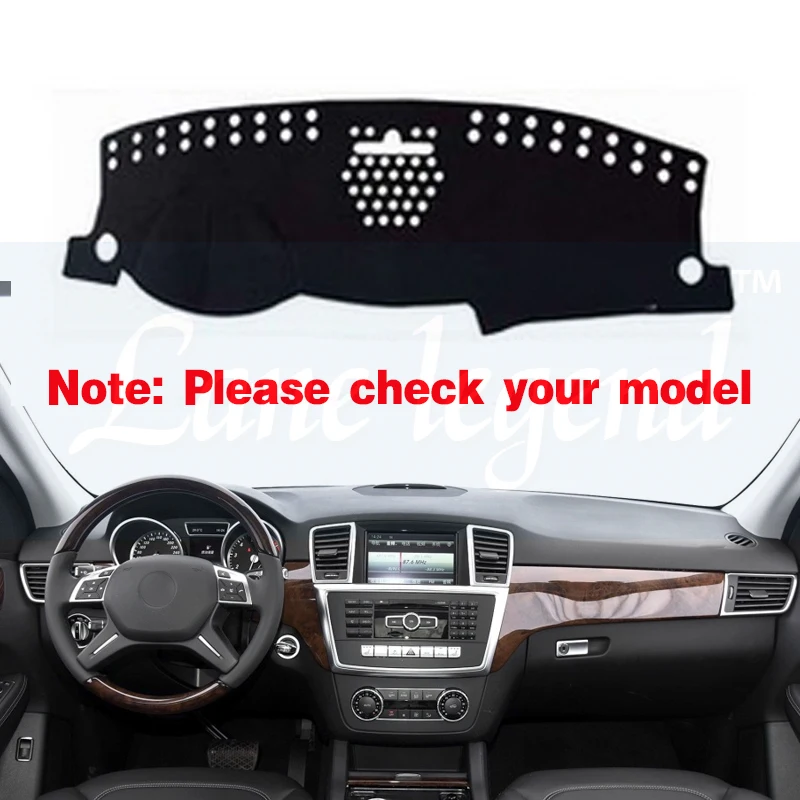 For Mercedes Benz M Class GLE W166 2012-2019 Anti-Slip Mat Dashboard Cover Pad Sunshade Accessories ML 350 ML250 GLE250 GLE350