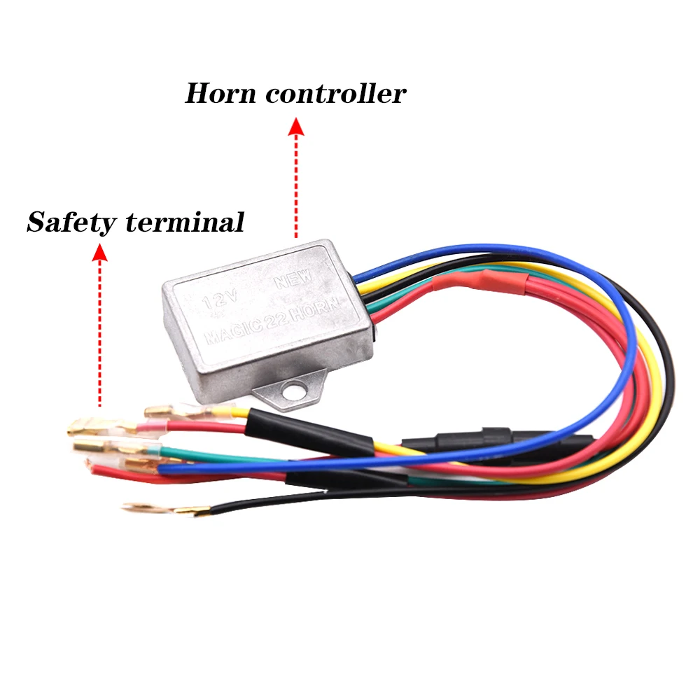 115dB Loud Horn Auto Speaker Alarm 12V Tone Vehicle Boat Car Motor Motorcycle Van Truck Siren Car Horn signal for auto siren