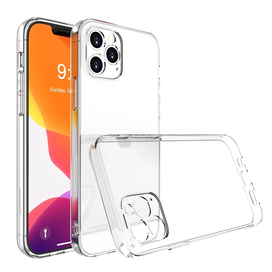 Coque de téléphone transparente pour iPhone, coque arrière souple en silicone, iPhone 15 12 11 13 14 Pro Max 12/13MINI X XS MAX Poly XS SE 6 6S 8 7 14 Plus