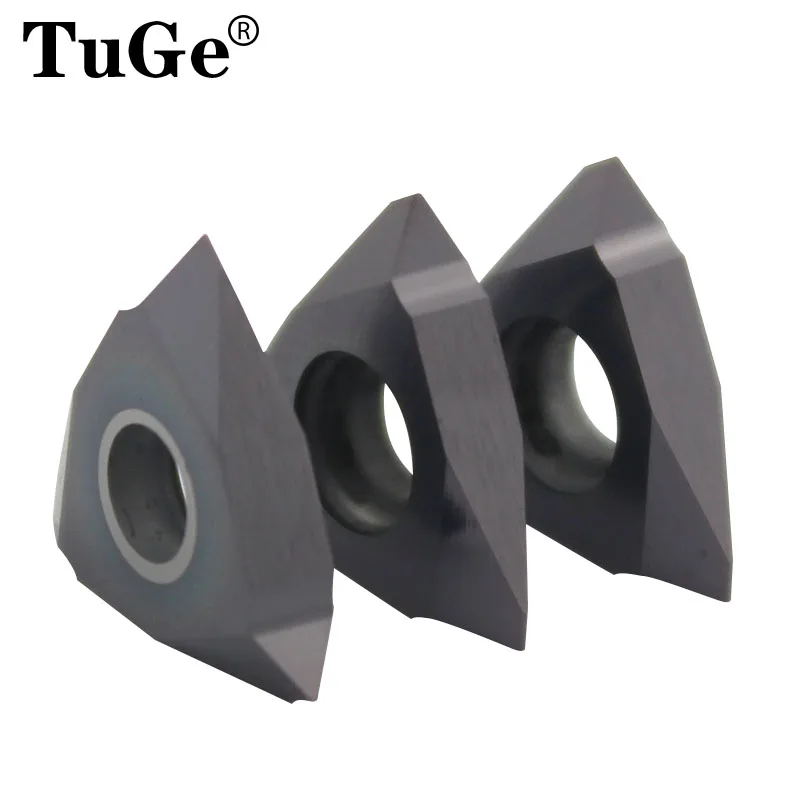 Herramientas de torneado con rosca Vertical, torno CNC de hoja de inserción de carburo para acero inoxidable, TT32R6001, TT32R6002, TT32R60005