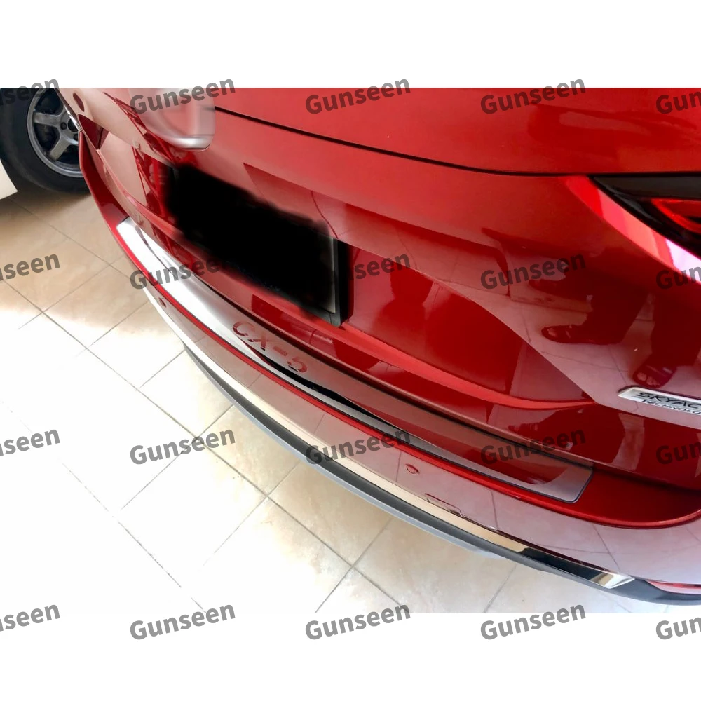 For CX5 Trunk Trim Car Stainless Steel Rear Bumper Protector Door Sill Cover Auto Sticker Styling Accessories 2013 2016 2023