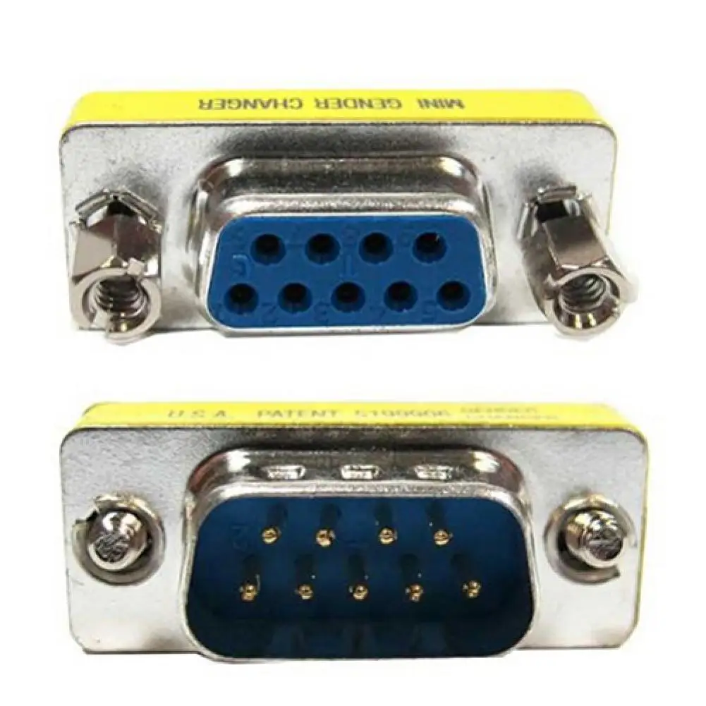 DB9 Mini Gender Changer Coupler Female to Female/Male to Male/Male to Female Mostly use with series RS-232 cables