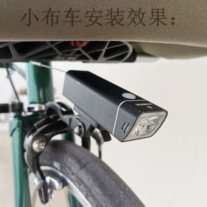 Bike Light Holder Stand For BROMPTON 14 16 20 Folding Bike Bicycle Compatible for CATEYE GaCIROn Flashlight Sport Camera Parts