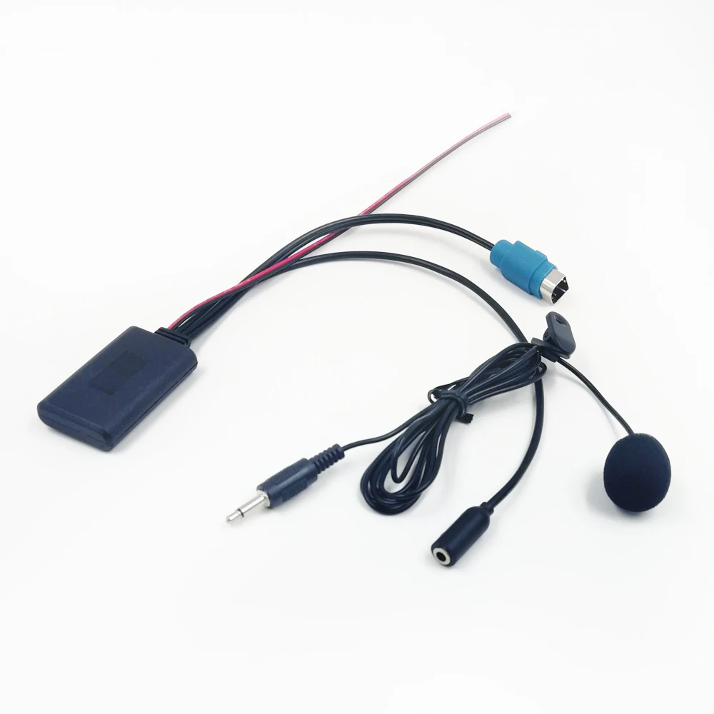 Biurlink Stereo KCE-237B Für ALPINE KCE-237B CDE101E 102E 105E 117E Mikrofon Bluetooth 5,0 Aux Gerät Audio Adapter – Detail 1