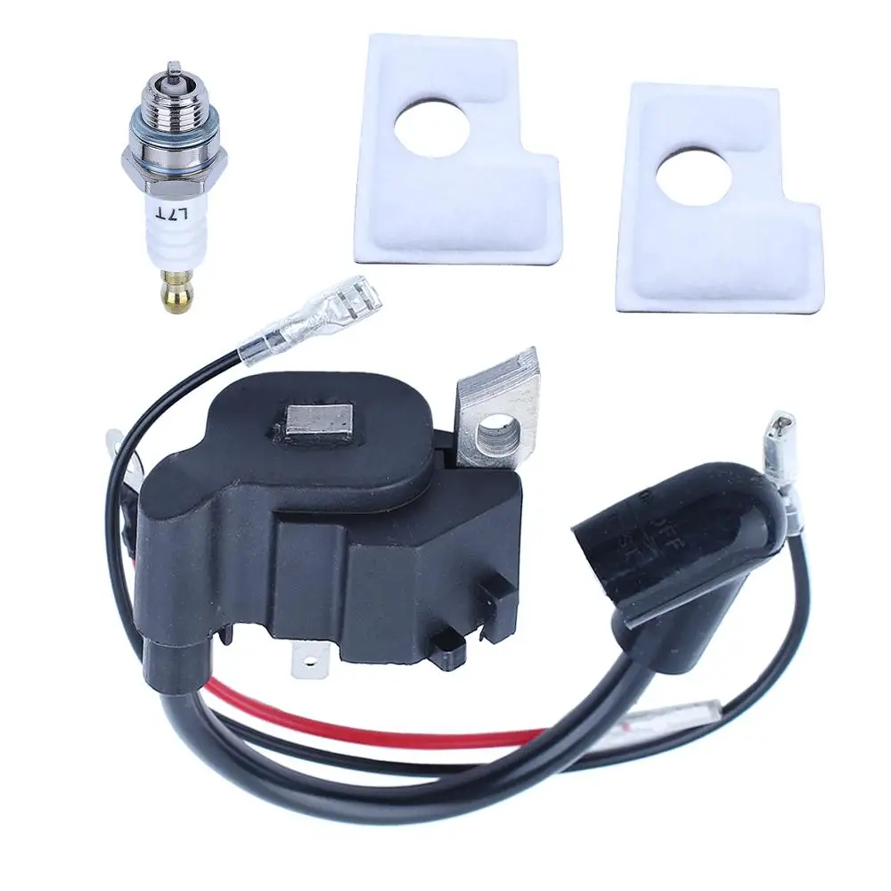 Ignition Coil For Stihl MS170 MS180 017 018 MS170C MS180C w Air Filter L7T/BPMR7A Spark Plug Chainsaw Replace 1130 400 1302