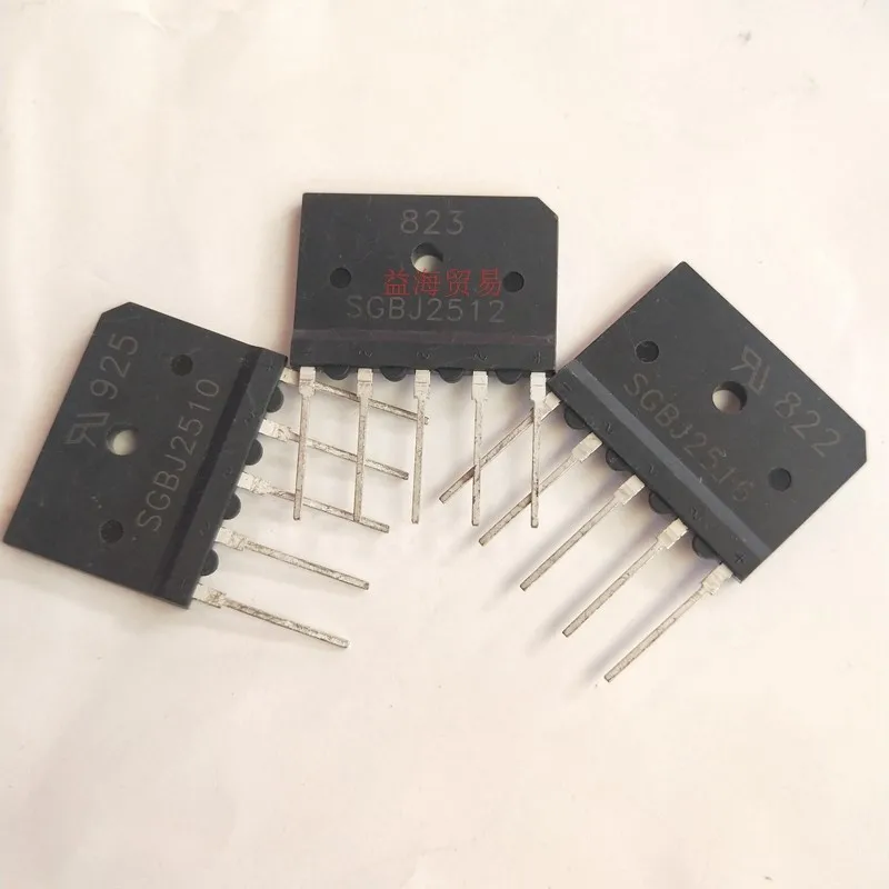 1 개/몫 SGBJ2516 25A1600V SGBJ2512 SGBJ2510 pont Redresseur 1600v 1200v 1000v
