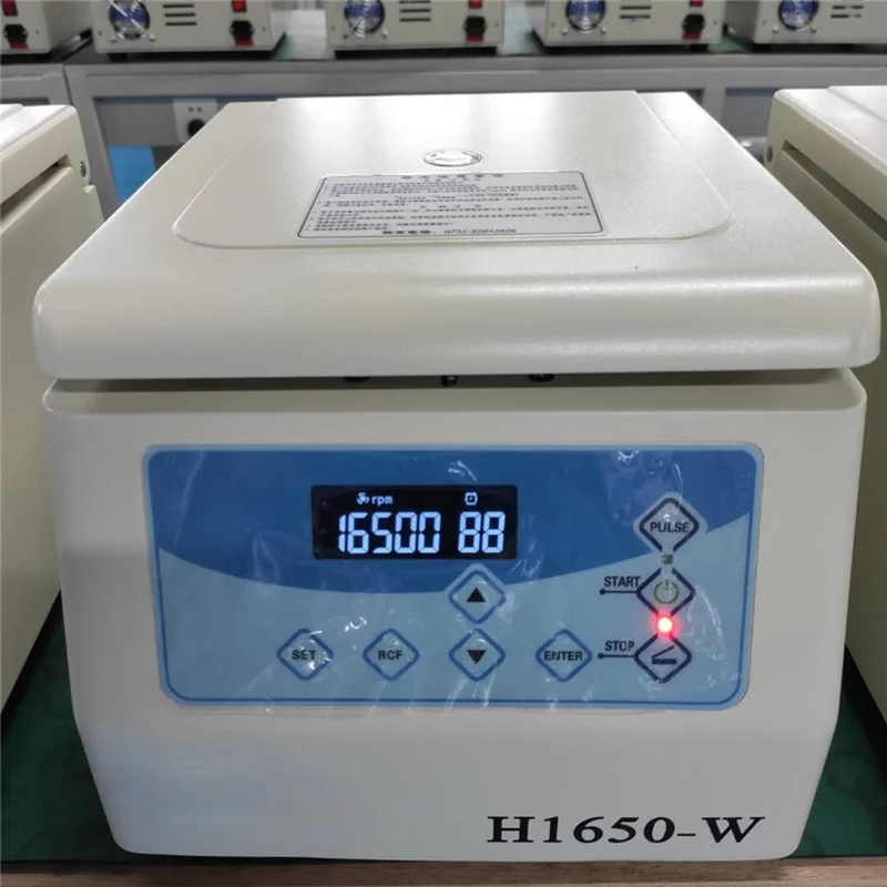 H1650-W Bentch Tabletop High Speed Micro Centrifuge Machine Centrifuga Laboratorio with Angle Rotor Capacity