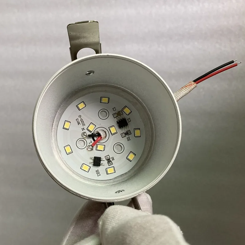 AC220V LED Crystal Downlight 5W 7W 9W 12W Recessed Ceiling Spot Light for Living Room Bedroom Kitchen Lamp