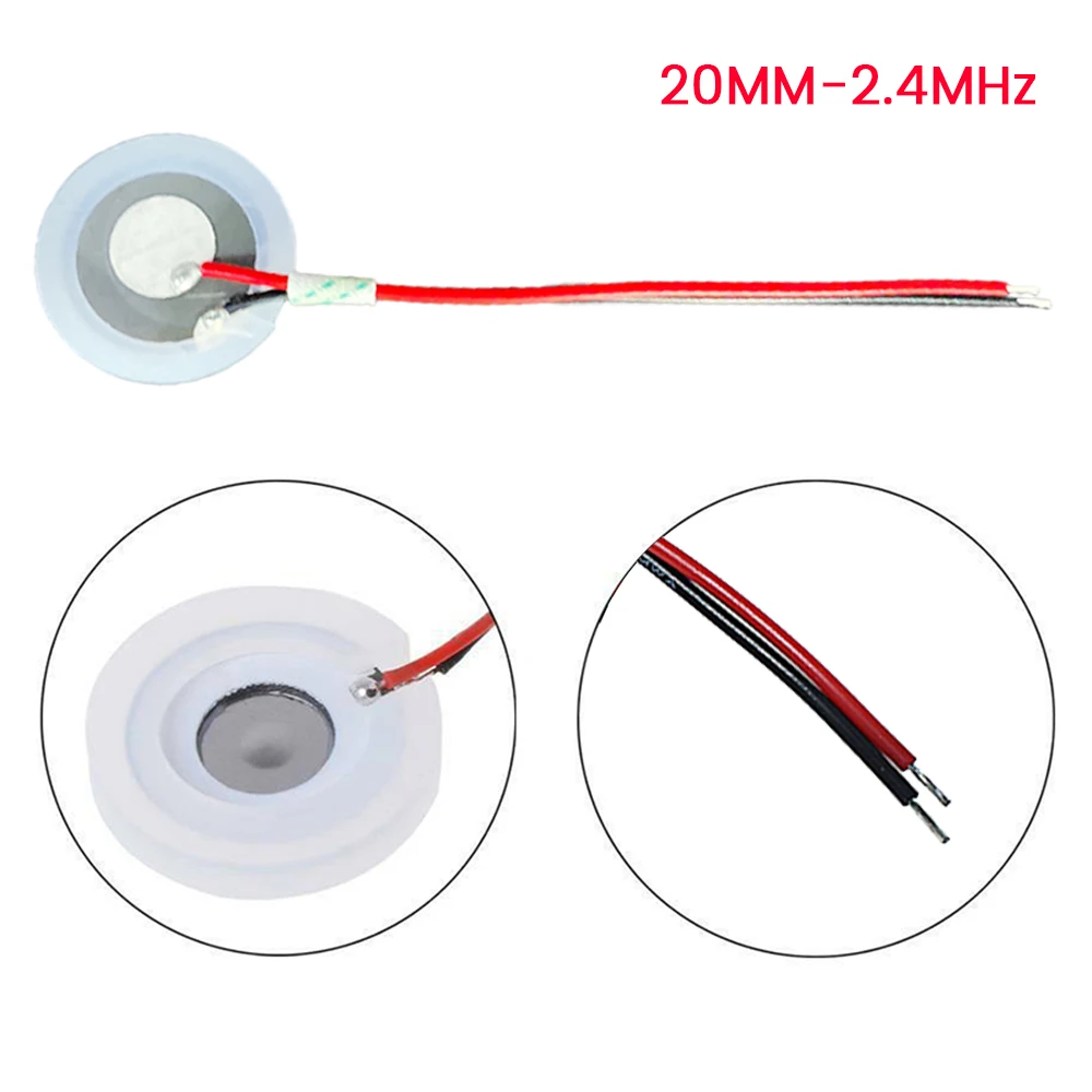 10 stücke 20mm 2,4 Mhz Ultraschall Zerstäuber Nebel Maker Fogger Zerstäubung Wandler Mit Dicht Ring Oszillierende Klinge Piezoelektrischen – Detail 4