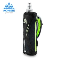 AONIJIE E908 500ml botella de agua de mano para correr soporte para hervidor bolsa de almacenamiento de muñeca paquete de hidratación Hydra combustible matraz blando maratón