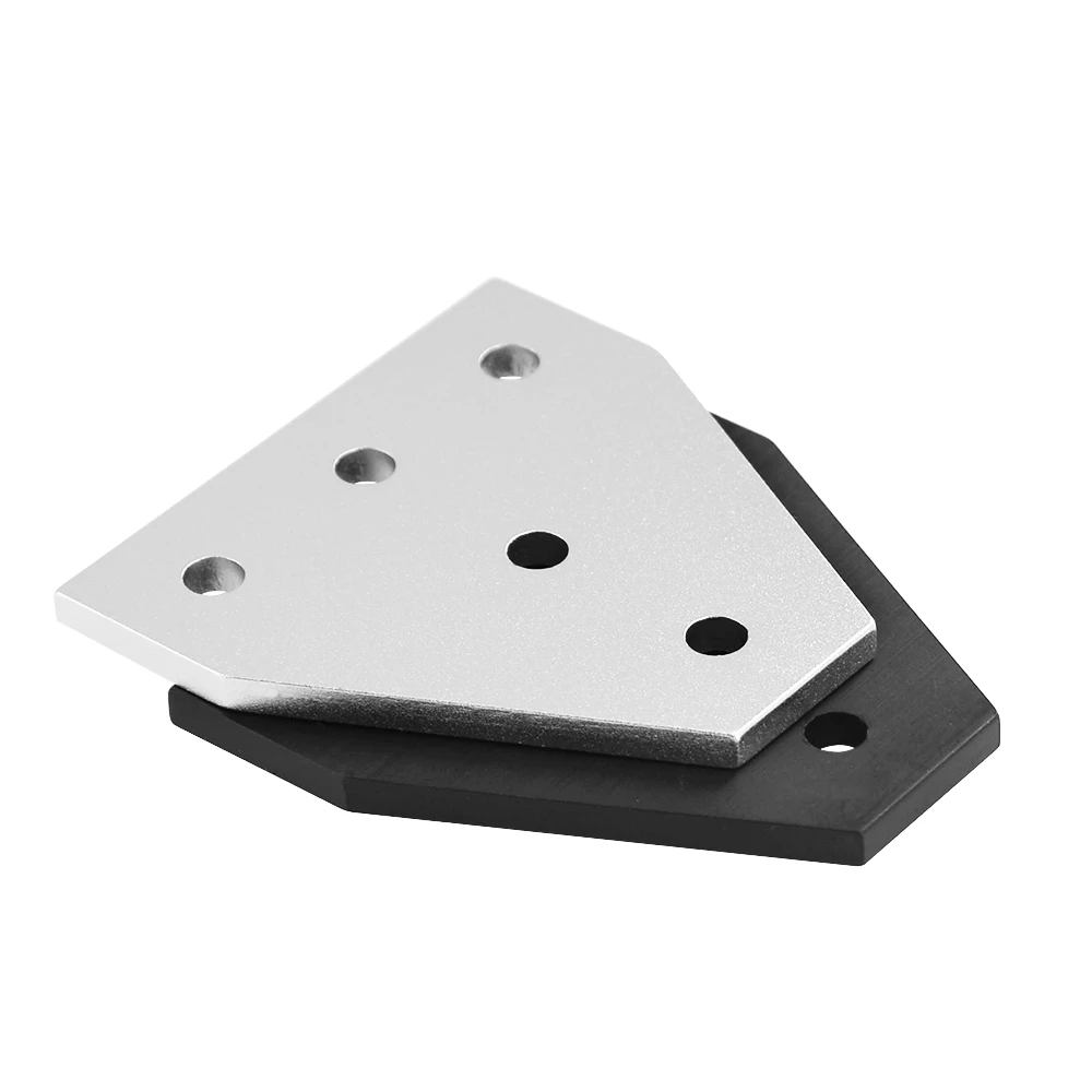 5 holes 90 degree joint board plate corner angle bracket connection joint strip for 2020 aluminum profile