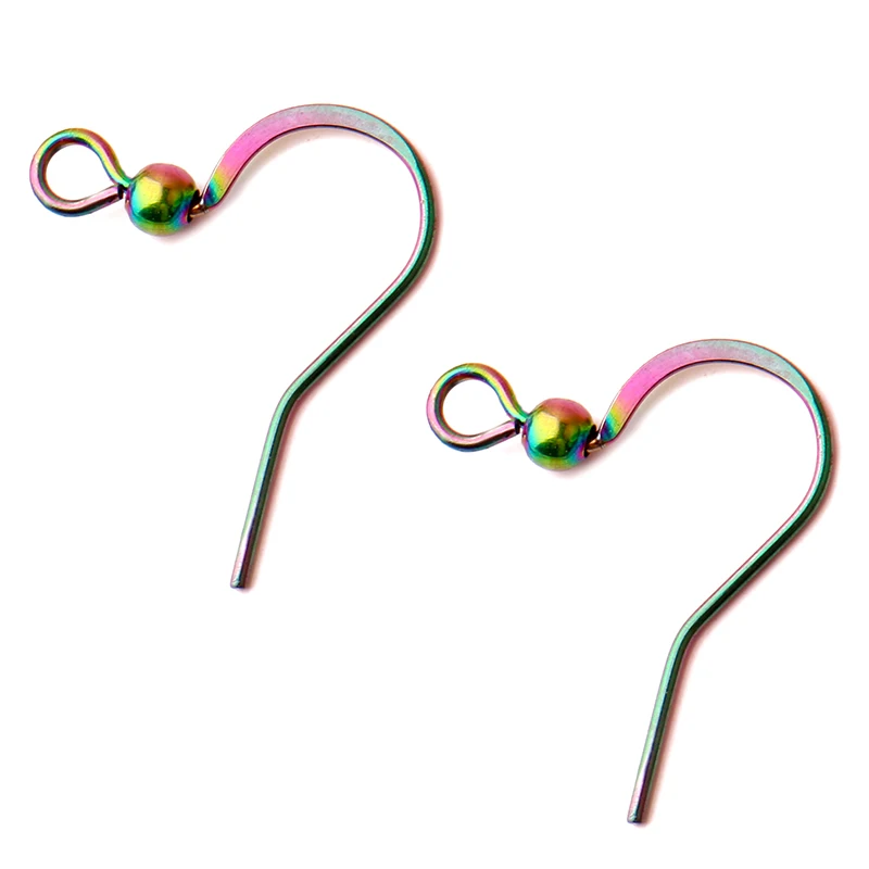 

Stainless Steel Flat Ear Wire Earrings Connectors Creative Earring Hooks Accessories for Women Hanging Dangle Earrings Making