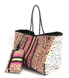 Luxury Women Shoulder Bag Large Neoprene Light Handbags Bolsas Female Travel Holiday Handbags Designer Beach Bags