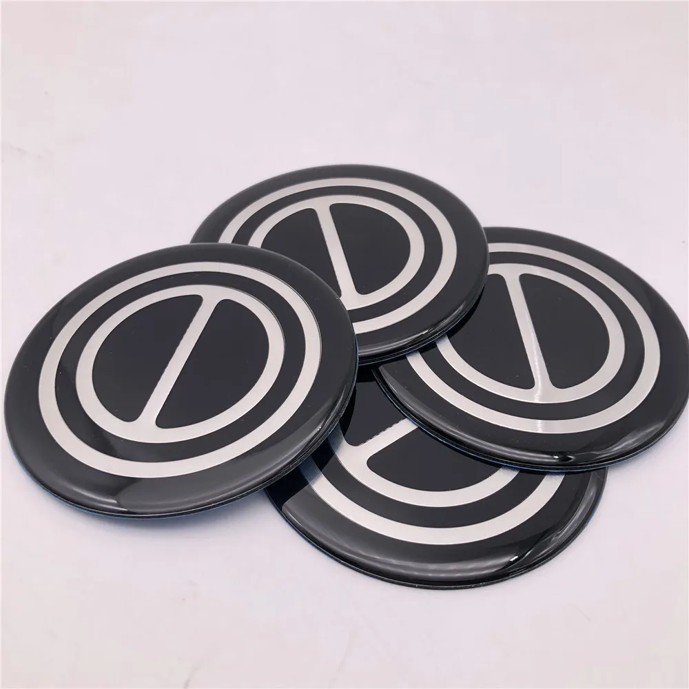 4PCS Set Aluminum Epoxy Resin 90mm 3.55“ Fit for 1980-1996 F150 Bronco Car Wheel Hub Center Cap Badge Emblem Sticker