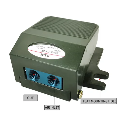 Imagen 2 del producto FV-02 aleación de aluminio 1/4 ""BSP válvula de Pedal neumático de aire roscado interruptor de pie 2 vías 2 posiciones