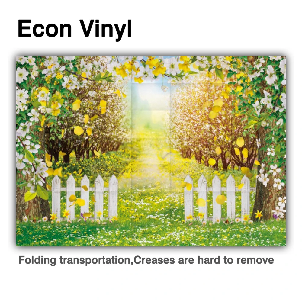 Allenjoy весенние декорации фон цветок Лес Дерево пейзаж Сад вечерние принадлежности на заказ Декор баннер фон для фотосъемки