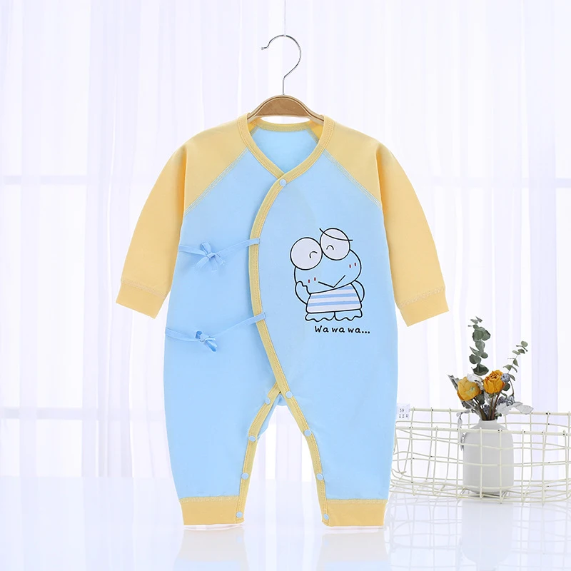 

Baby One-Piece Suit Newborn Clothes Baby Autumn Cotton Long-Sleeved Baby Girl Boneless Rompers Toddler Girl Spring Clothes