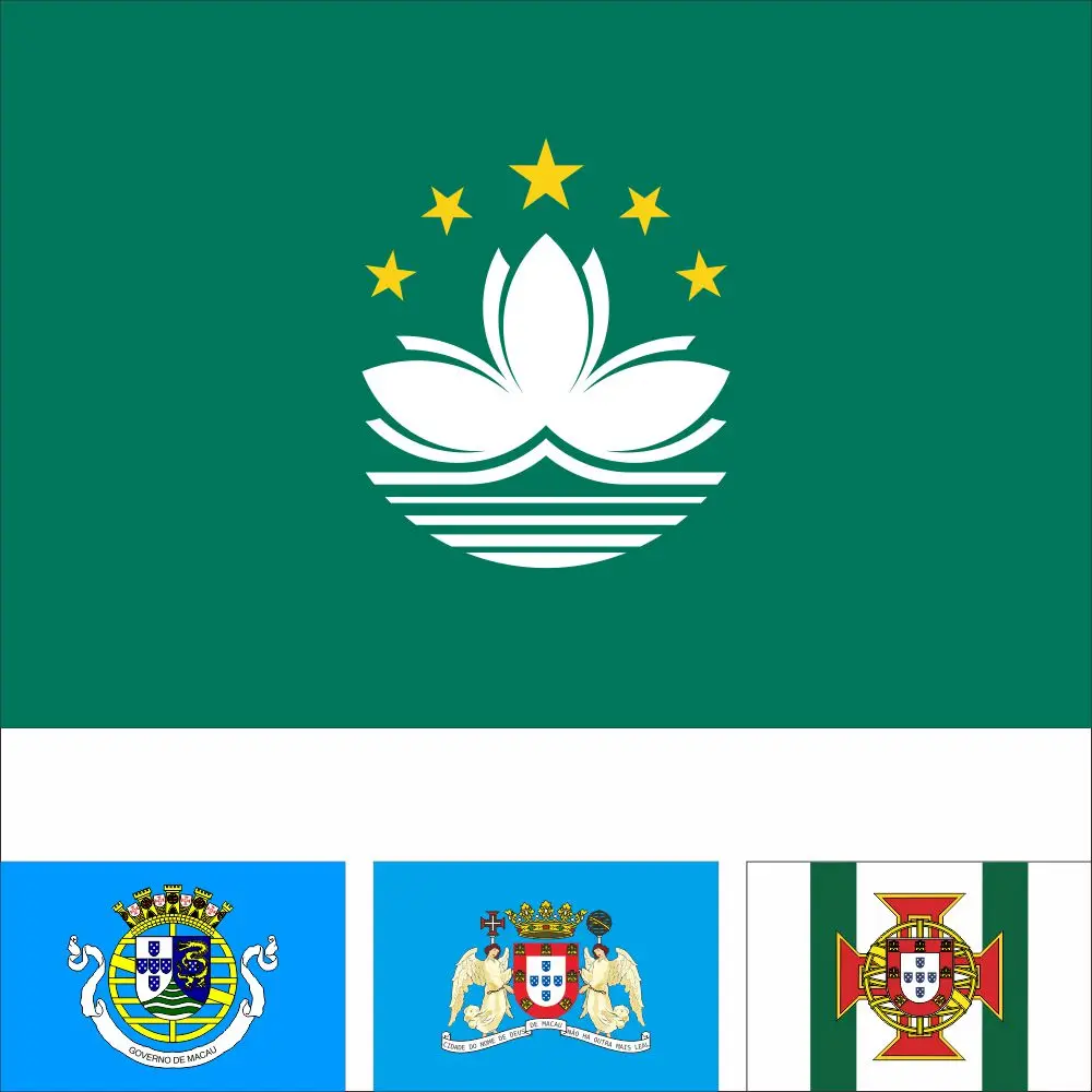 

Municipality Macau Flag 3X5ft 90X150cm 60x90cm Banner