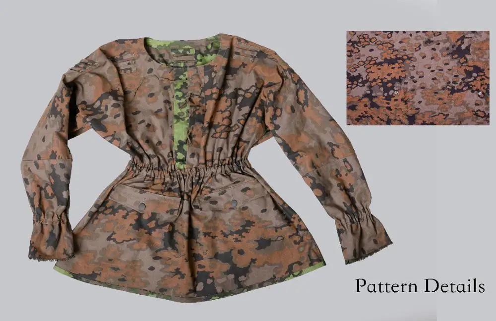 EMD WW2 Camouflage smock Germany Oak leaves waterproof