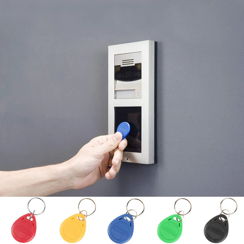 10 Stks/partij 125Khz Proximity Rfid EM4305 T5577 Smart Card Lezen En Rewriteable Token Tag Keyfobs Sleutelhangers Toegangscontrole