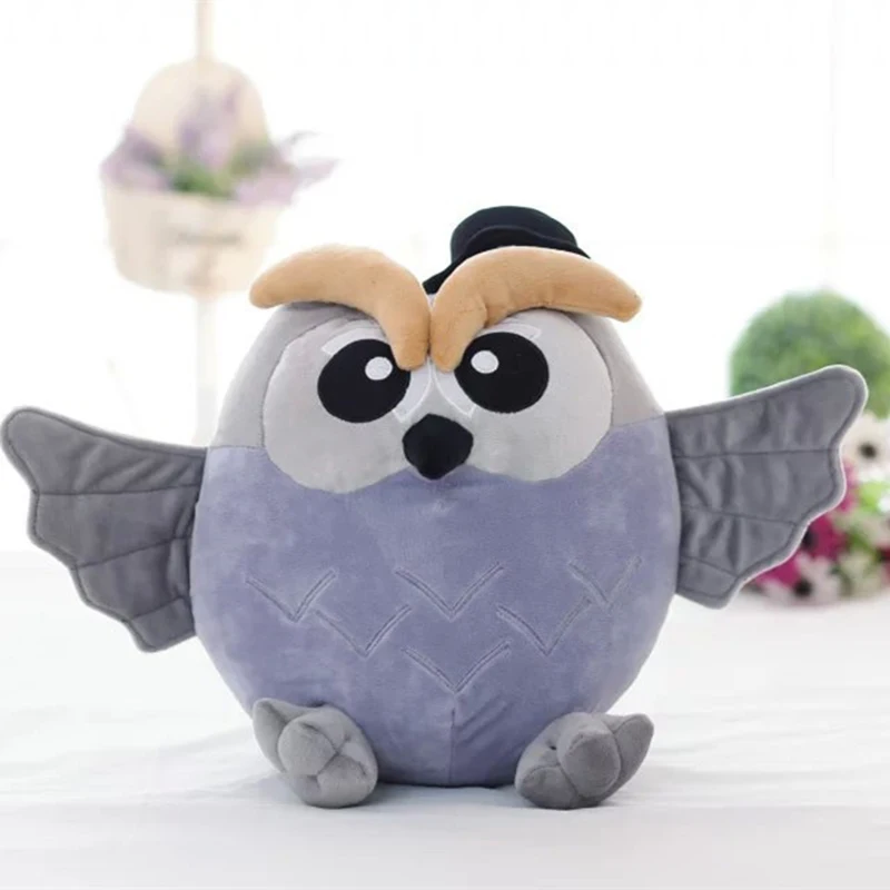 Kawaii Owl Plush Toys Anime Doll Pillow Gray/Blue/Purple/Brown Colorful Bird Stuffed Animals Dolls Birthday Gift Kids Home Decor