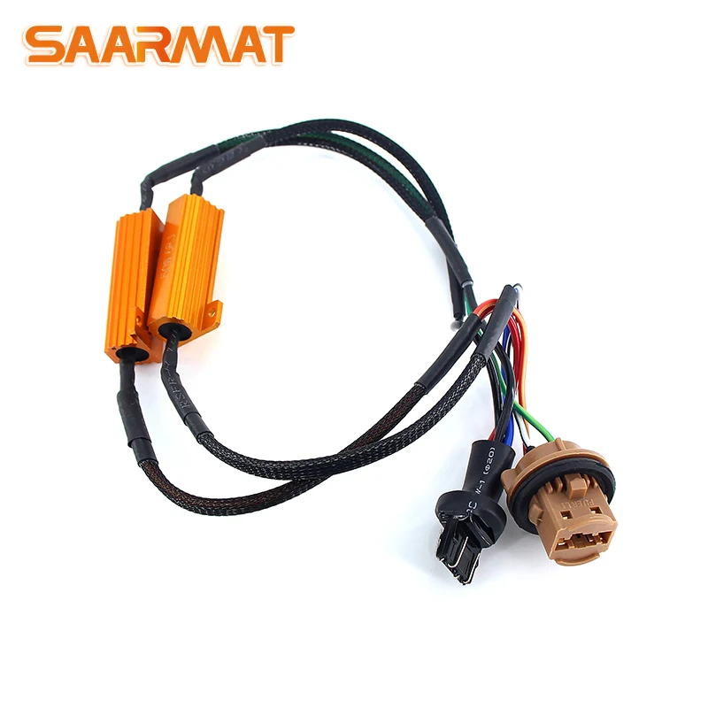 1156 BA15S 1157 P21W PY21W 7443 7440 Canbus Turn Signal Wiring No Error Flash Load Resistors Decoder Warning Error Canceller