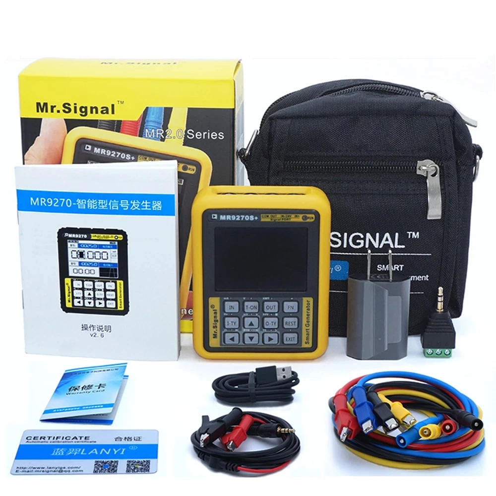 Upgraded MR9270S+ 4-20mA Signal Generator Calibration Current voltage PT100 thermocouple Pressure transmitter Logger