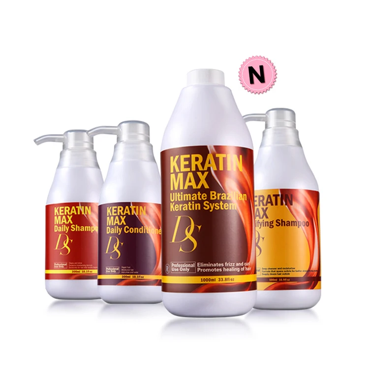 5% Formaline 1000 Ml Keratine Ds Max Haar Behandeling + 500 Ml Zuiverende Shampoo + Dagelijkse Droog Shampoo En Diepe conditioner Voor Schade Haar