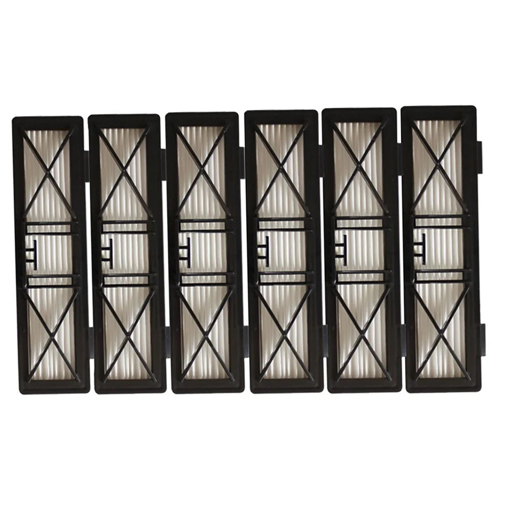 Piezas de robot preformance, filtro hepa PARA POLVO Y cepillo lateral para Neato Botvac D Series 945-0215, 70e, D5, D75, D80, D85, 6 uds.