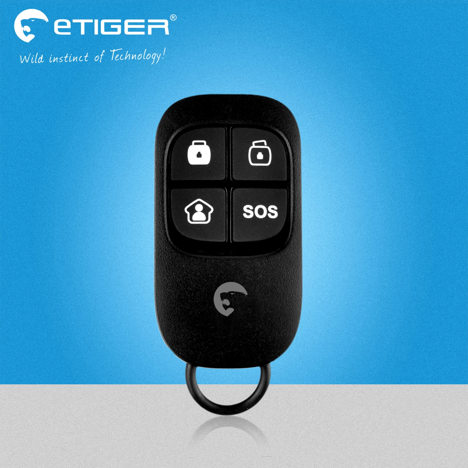 Mini Design  Promotion Price Etiger ES-RC01 433Mhz Wireless Remote Controller For Etiger Alarm System