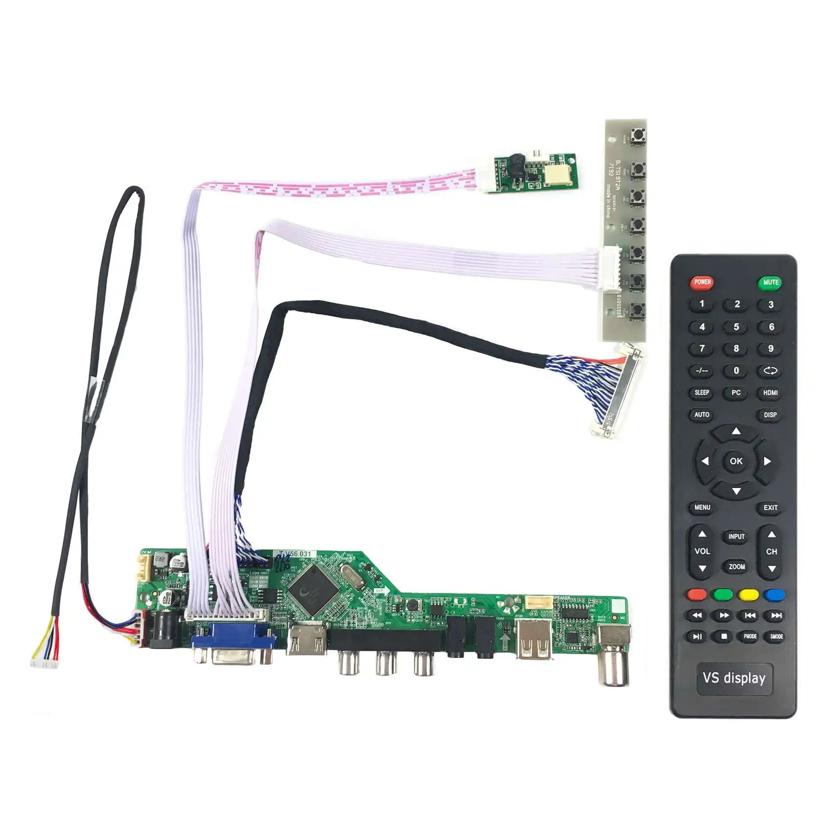 

HD MI VGA AV USB RF LCD Controller Board Compatible Work With 19inch 1280x1024 G190EG02 V1 G190ETN01.9