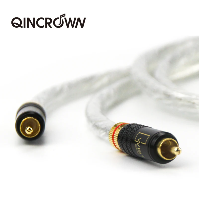 2RCA to 2RCA silver-plated wires HiFi decoder connection amplifier signal cables shielded wires CD player speaker cables