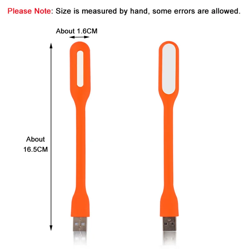 LED USB Light Protable Mini Flexible Book Lamp Bendable Laptop PC Reading Lights Power Bank Keyboard Accessories USB Night Lamp