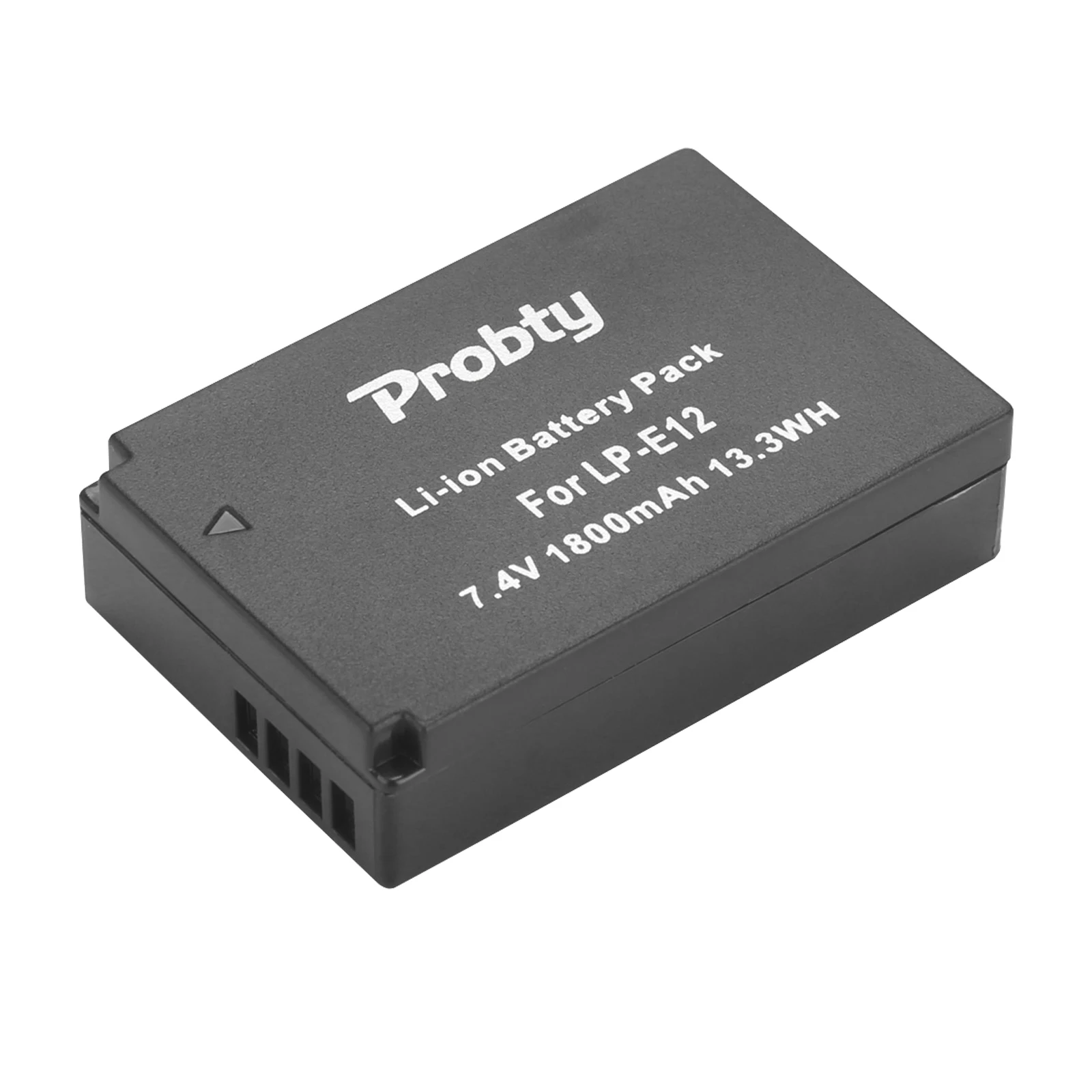 Batería de cámara LPE12 LP-E12 de 1800mAh de alta calidad + cargador dual USB LCD para Canon EOS M50, EOS M100, 100D Kiss X7 Rebel bel