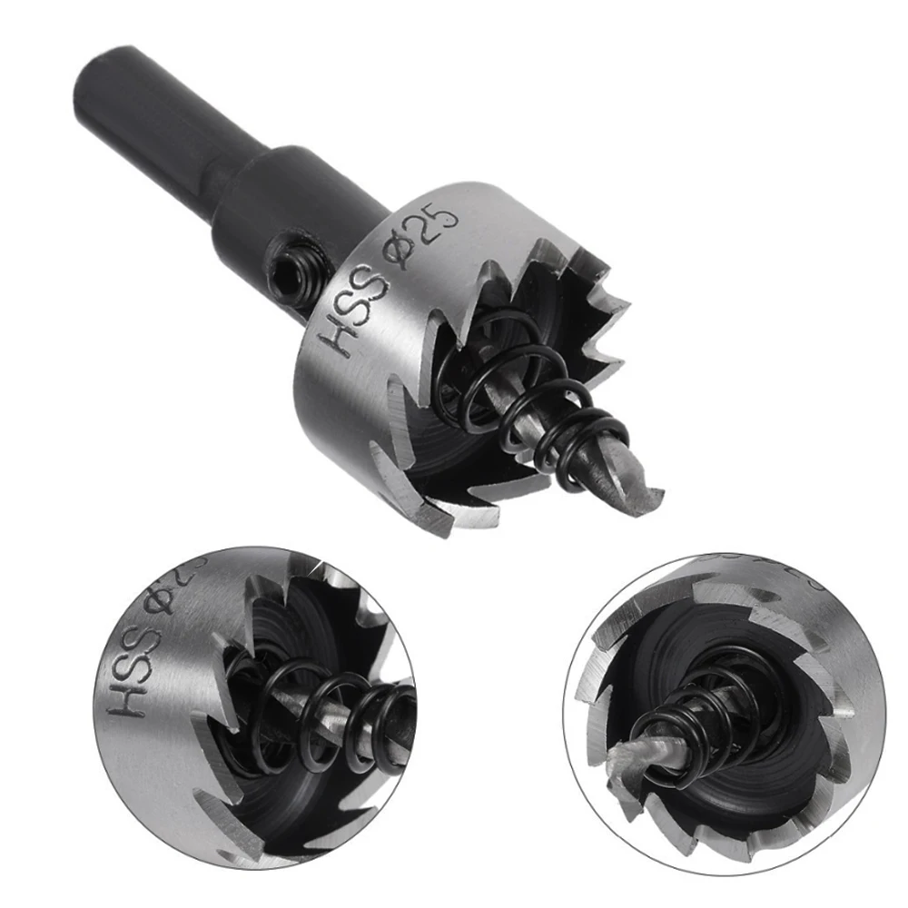 13/12pcs/set 15-50mm HSS Drill Bit Set Holesaw Hole Saw Cutter Drilling Kit Hand Tool for Wood Stainless Steel Metal