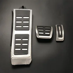For Porsche Macan / Macan S 2019-2022 LHD No Drilling Car Styling Accessories Accelerator Gas Fuel Pedal Brake Pedal Cover Pad