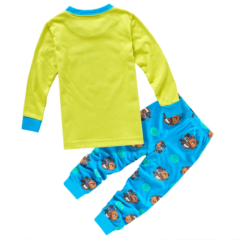 Spring Autumn Children\'s Anna ElsaClothing Sets Boys Sleepwear Clothes Kids cars Pajamas Set Baby Girls Cotton Cartoon Pijamas