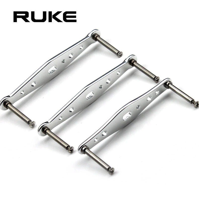 Ruke Fishing Reel Handle for Bait Casting, Aluminum Alloy Rocker , 8*5 Hole Size, Suit for A/D Type Reel,7x4x2.5 mm