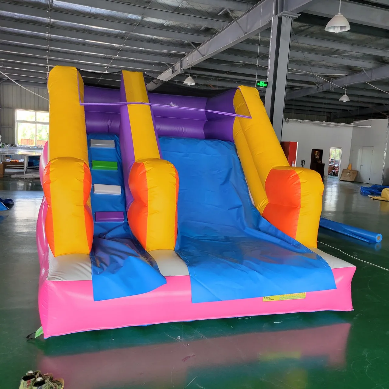 Latest design family use PVC material small size Inflatable Slide Bouncy Slide for kids