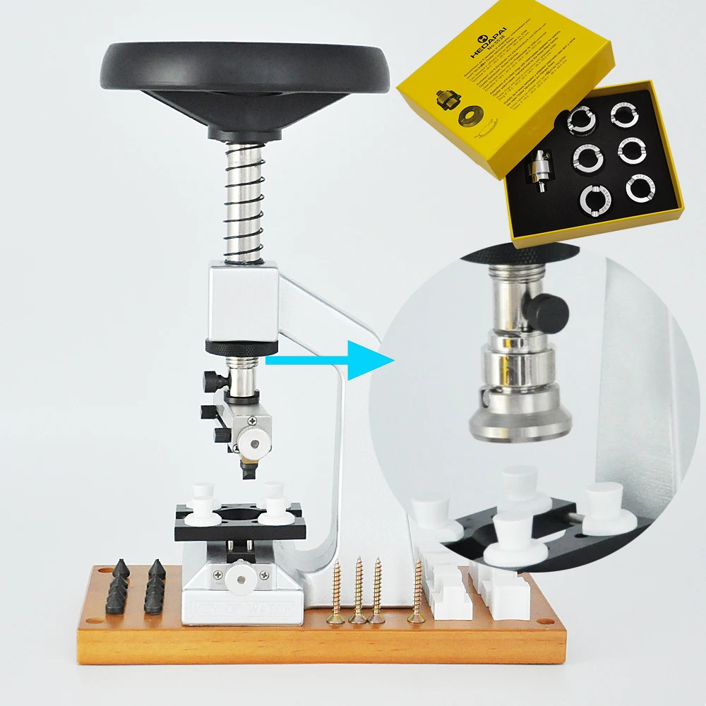 Stainless Steel Watch Back Opener Dies Kit Watch Case Cover Closer Tools for Rlx Tudor Watch Repair Watchmaker Tools 5537 5538