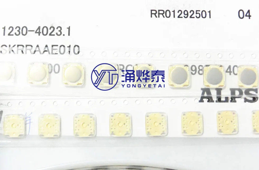 

YYT 10PCS original SKRRAAE010 patch sheet switch 7.5*7.5*0.6 long life