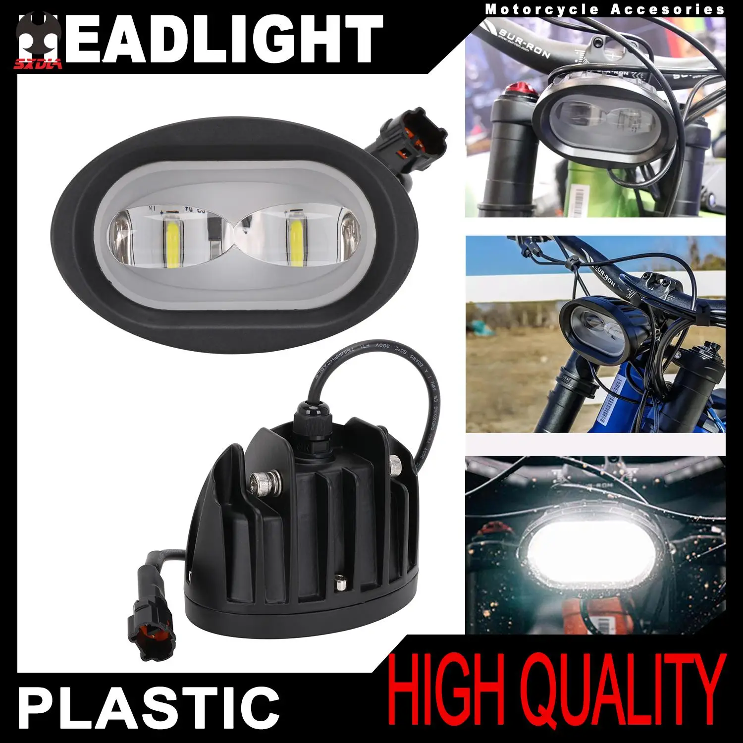 

Motorcycle LED Head Light Lamp Headlight HeadLamp For Surron Sur Ron Sur-Ron Off-Road Electric Vehicle Light Bee