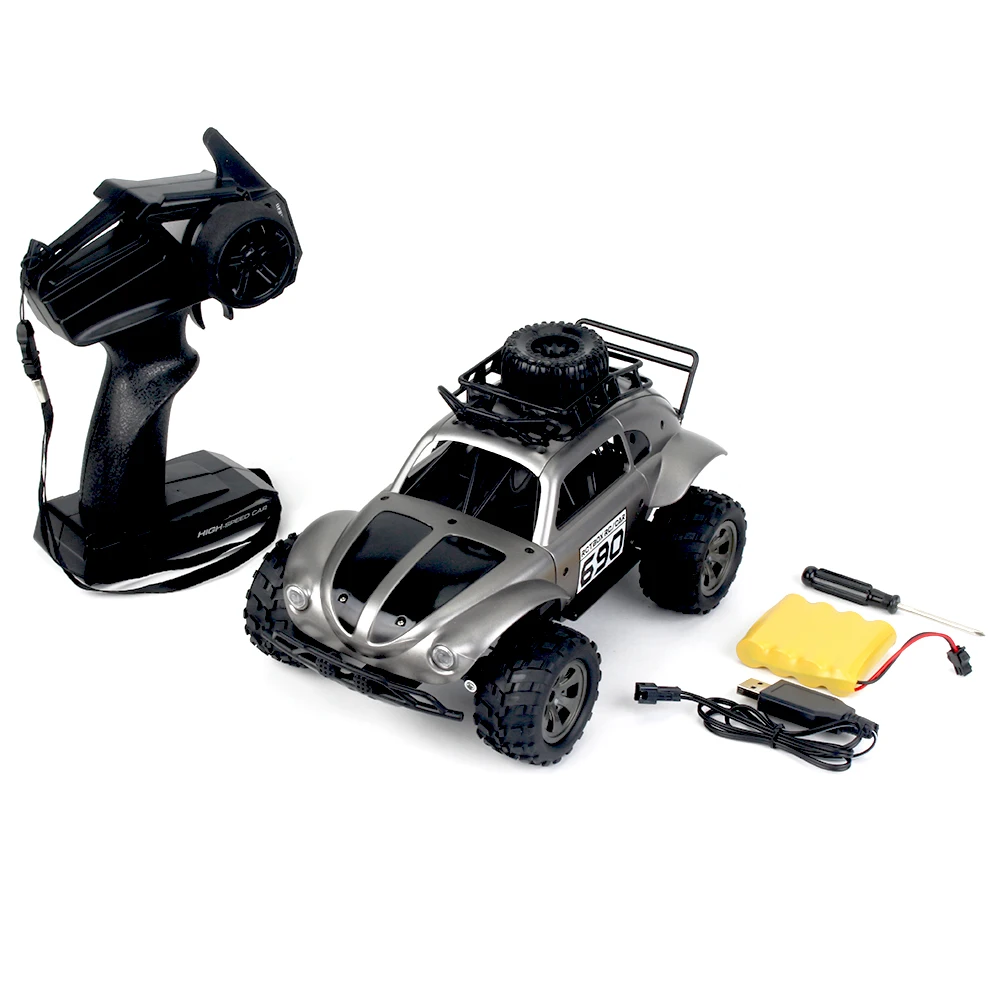 KY-1816A RC Car 2.4G 2WD 1/18 Scale RC Crawler Off-road Truck Infinite Speed RC Car Solid Durable RC Car Toys for Kids RTR