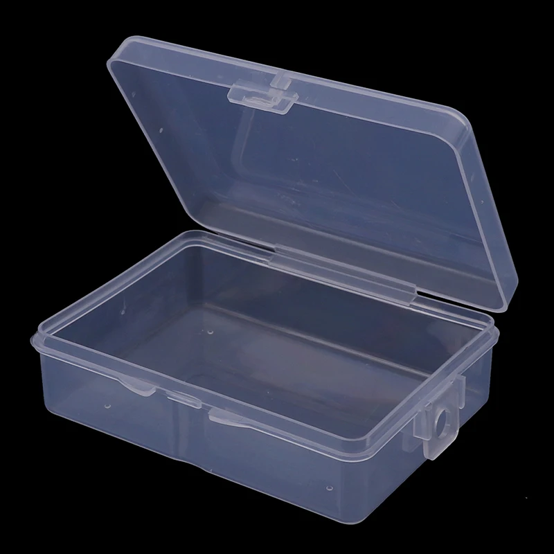 Hot Selling Cheap Wholesale Small Portable Transparent Plastic Storage Box Clear Square Multipurpose Display Case 9cm*6.5cm*3cm