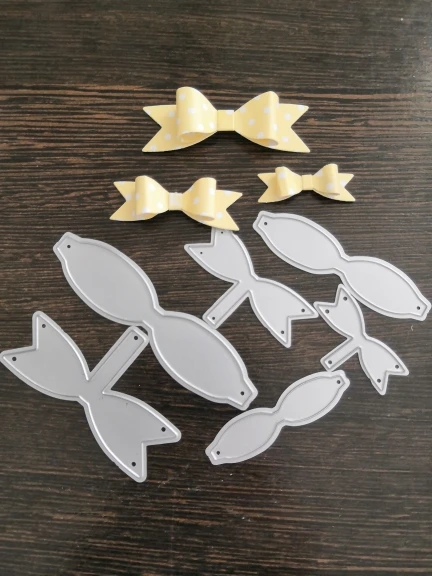 6Pcs/lot metal cutting dies cut die mold Bowknot Bows decoration Scrapbook paper craft knife mould blade punch stencils dies