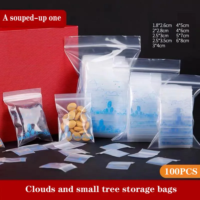 

Small storage packaging self-sealing bag sundries sub-bag jewelry small plastic bags