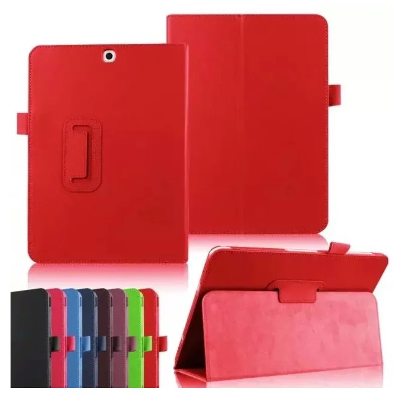 Folio Soft Leather Stand Holder Tablet Case For Samsung Galaxy Tab S2 9.7inch T810 T815 SM-T815C Full Body Protective Cover