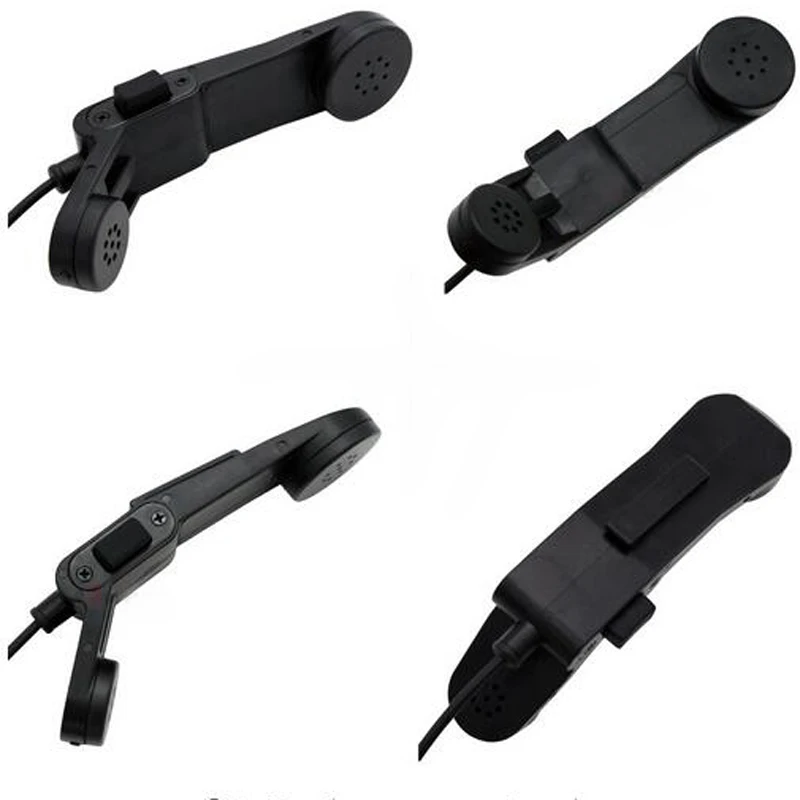 Imagem -03 - Ptt Telefone Portátil com Microfone de Ombro Alto-falante Microfone Baofeng Uv5r Bf888s Gt3 Dm5r Plus Tyt Kenwood Rádio Militar