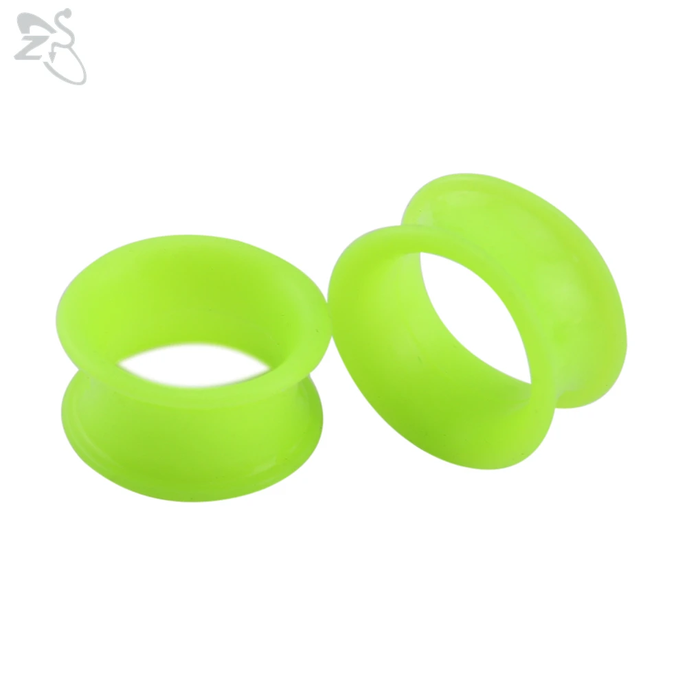 Silicone Thick Double Flared Ear Plug, 2pcs